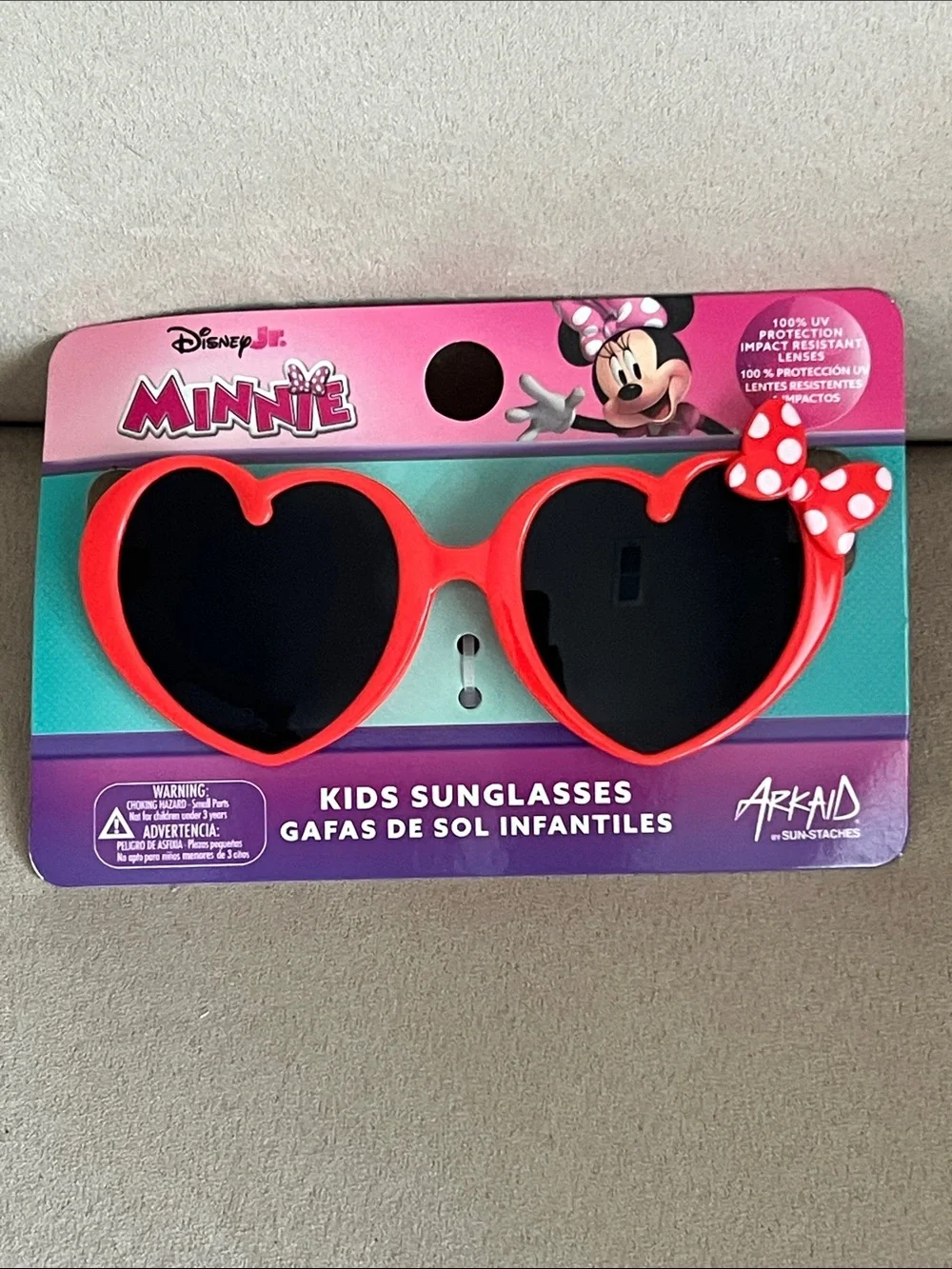 NWT Disney Minnie Heart Sunglasses for Kids  🕶️